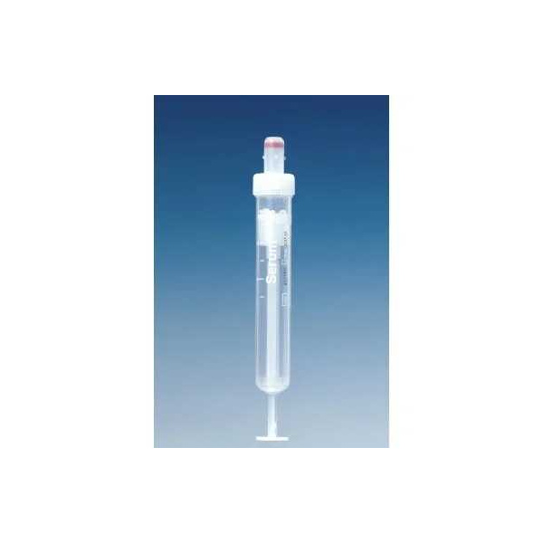 S-Monovetten 7,5 ml, 92 x 15 mm,Serum, steril 50 Stück transparentes KunststoffetikettUK = 10 Pack