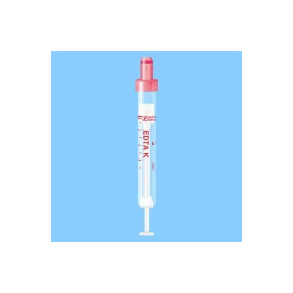 S-Monovetten 4,9 ml, 90 x 13 mm,K3 EDTA, steril 50 Stück transparentes KunststoffetikettUK = 10 Pack