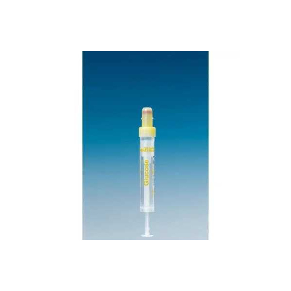 S-Monovetten 2,7 ml, 66 x 11 mm,Fluorid EDTA/Glucose, steril 50 Stück transparentes KunststoffetikettUK = 10 Pack