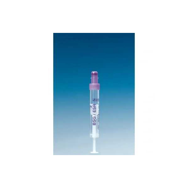 S-Monovetten 2 ml, 66 x 11 mm,BSG/4 NC, steril 50 Stück Tri-Natriumcitrat-Lösungtransparentes KunststoffetikettUK = 10 Pack