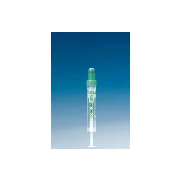 S-Monovetten 3 ml, 66 x 11 mm,Citrat 3,2%, steril 50 Stück transparentes KunststoffetikettUK = 10 Pack