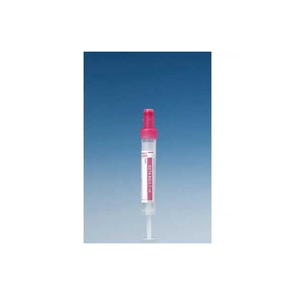 S-Monovetten 2,7 ml, 66 x 11 mm, K3 EDTA Papieretikett, steril 50 Stück