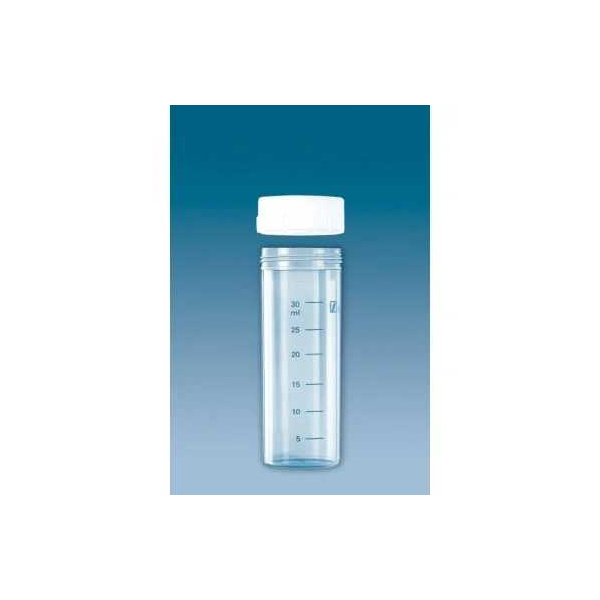 PP-Röhrchen 40 ml, 84 x 30 mm,mit beiliegendem Verschluss 50 Stück