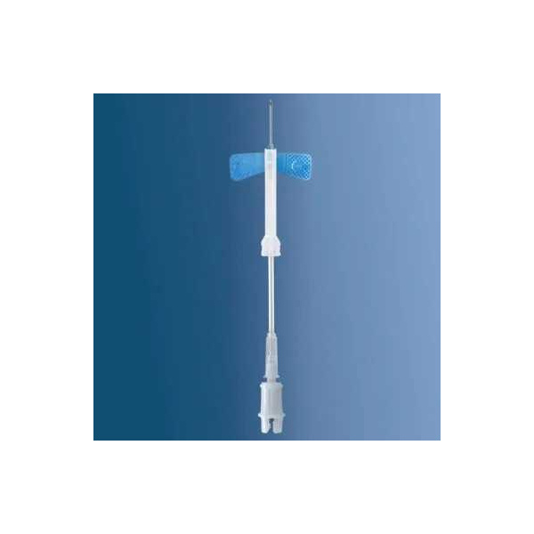 Safety-Multifly-Kanülen Nr.16 23 Gx3/4 mit kurzem Schlauch 120 Stück und montiertem Multiadapter 14.1205UK = 4 Pack