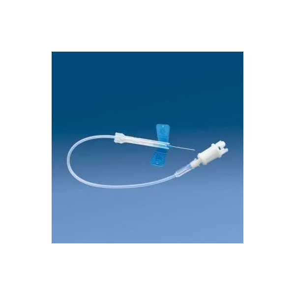 Safety-Multifly-Kanülen Nr.16 23 Gx3/4 mit langem Schlauch 120 Stück und montiertem Multiadapter 14.1205UK = 4 Pack