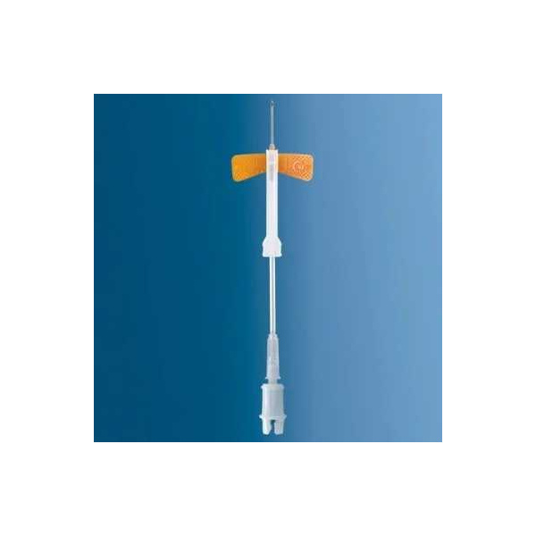 Safety-Multifly-Kanülen Nr.20 25 Gx3/4 mit kurzem Schlauch 120 Stück und montiertem Multiadapter 14.1205UK = 4 Pack