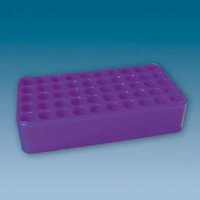 S-Monovette-Rack D 17, violett,50 Bohrungen Ø 17...