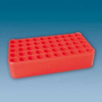 S-Monovette-Rack D 17, rot,50 Bohrungen Ø 17 mm,...