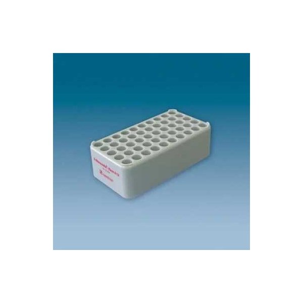 S-Monovette-Rack D 12, grau 50 Bohrungen Ø 12 mm, ohne Griffe