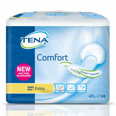 TENA Comfort Extra gelb Inkontinenzeinlagen 2 x 40 Stück