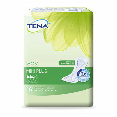 TENA Lady Mini Plus Inkontinenzeinlagen 10 x 16 Stück