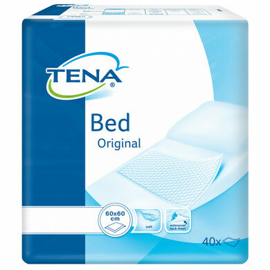 TENA Bed Original 4 x 40 Stück Bettschutzeinlagen 60 x 60 cm weiß