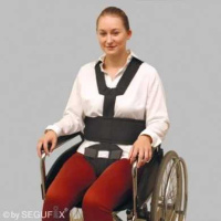 SEGUFIX-Rückhaltegurt mit Schrittpolster Gr. M mit...