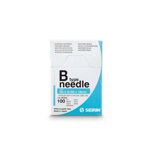 Standardnadeln B-Type 0,20x15 Nr. 3 100 Stück