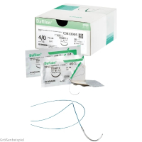 Nahtmaterial Dafilon Farbe schwarz USP 9-0 Metric 03...