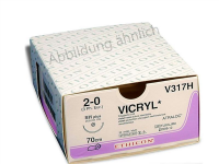 Nahtmaterial VICRYL ungefärbt geflochten 2-0 70 VE =...
