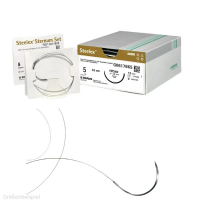 Nahtmaterial Steelex Farbe natur USP 0 Metric 35 Nadel...