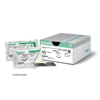 Nahtmaterial Supramid Farbe blau USP 10-0 Metric 02 Nadel...