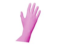Nitril Handschuhe Pink Pearl unsteril Größe L