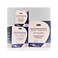 Mullkompresssen steril 10x20cm, 8-fach, VM 17 DIN 14079...