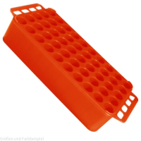 Block-Rack D17 mit Griff oran. 50 Bohr. 17mm ohne Druck