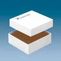 Lagerkasten 100F&auml;cher Deckel Rastereinsatz f&uuml;r...