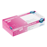 Nitril Handschuhe Magenta Pearl unsteril Größe S