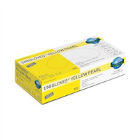Nitril Handschuhe Yellow Pearl unsteril Größe XS