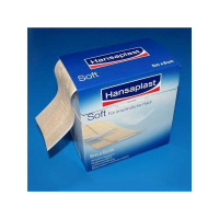 Hansaplast Soft Wundschnellverband hautfarben, 5 m x 8 cm