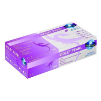 Nitril Handschuhe Violet Pearl unsteril Größe S