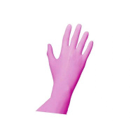 Nitril Handschuhe Pink Pearl unsteril Größe M