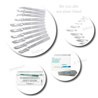 Skalpellgriff für Mikroklingen 135mm