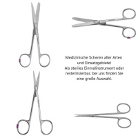 Metzenbaum Supercut Schere gebogen 355mm