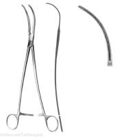 Atraumata Gefässklemme DeBakey 60 Grad 40-93-240mm
