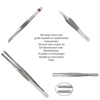 Mikro-Pinzette Müller 110mm spitz 015mm 1 Stück
