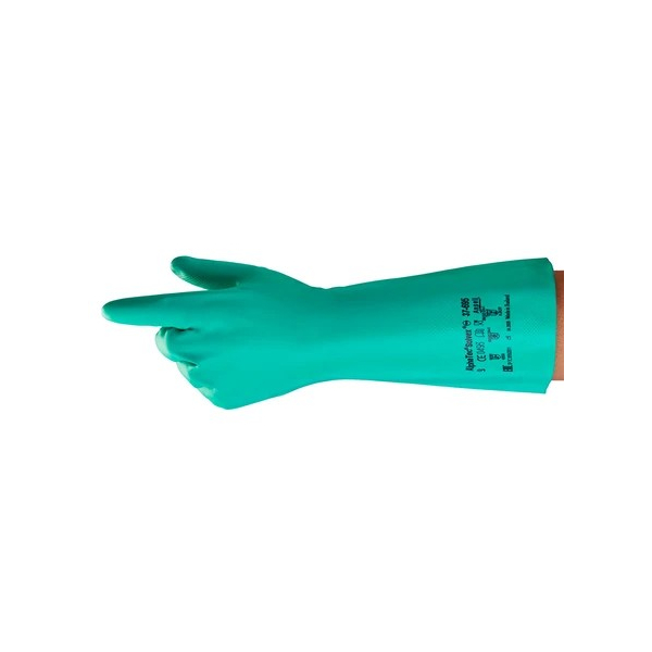 AlphaTec Solvex 37-695 Nitril Chemikalien-Schutzhandschuhe Größe7 12Paar