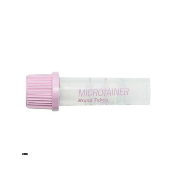 BD Microtainer EDTA-Röhrchen für die Blutbildanalyse 1,0 mg K2 EDTA mit Microgard-VerschlussVE/UK = 200 Stück