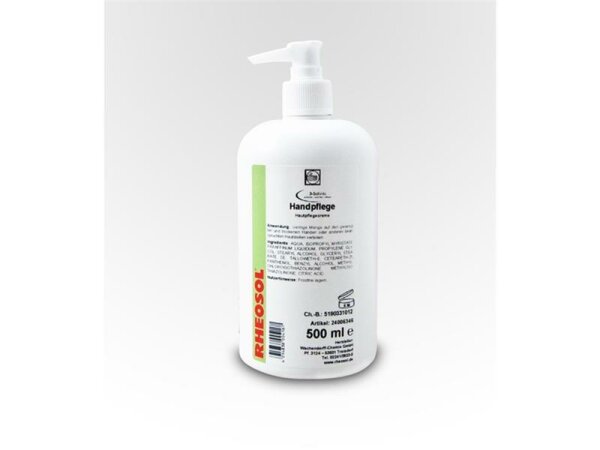 3-Schritt Handpflege Pumpflasche 500ml Rheosol