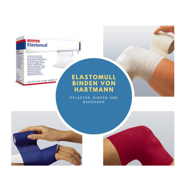 Elastomull haft color blau 20mx8cm latexfrei