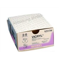 Nahtmaterial VICRYL violett geflochten VISI-BLACK V3110H