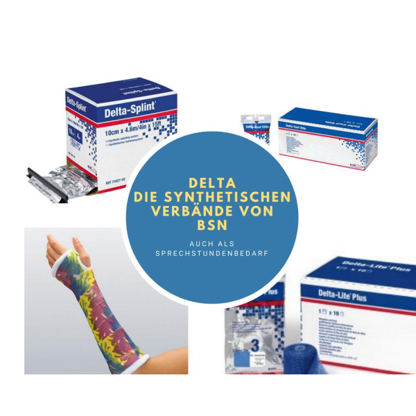 Delta-Splint synth. Schienensystem 4,6mx5cm Rolle