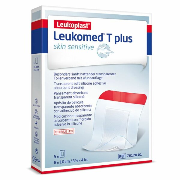 Leukomed Transparentverband plus skin sensitive 25x10cm steril 5