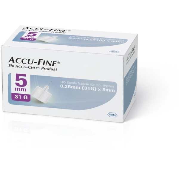 Accu-Fine Pen-Nadeln steril 31G 025x5mm  100 Stück