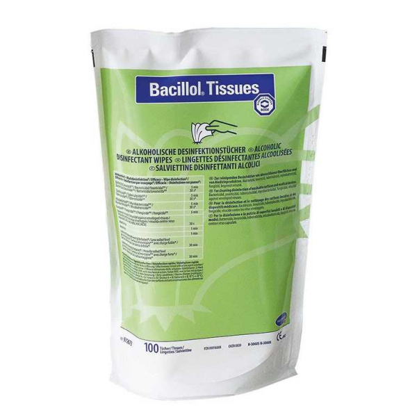 Bacillol Tissues Desinfektionstücher Nachfüllbeutel 100 Tücher