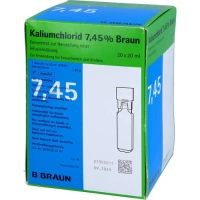 Kaliumchlorid 745% Braun 1-molar Mini-Plasco 20x20ml