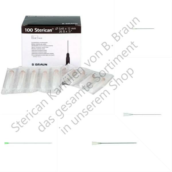Sterican Blutentnahme-Kanüle 21G 0,80x25mm grün 100 Stück