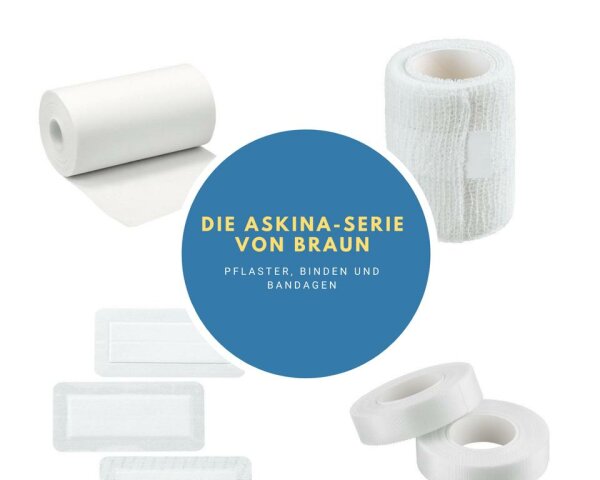 Askina Silk Seidenheftpflaster 91mx125cm  24 Stück