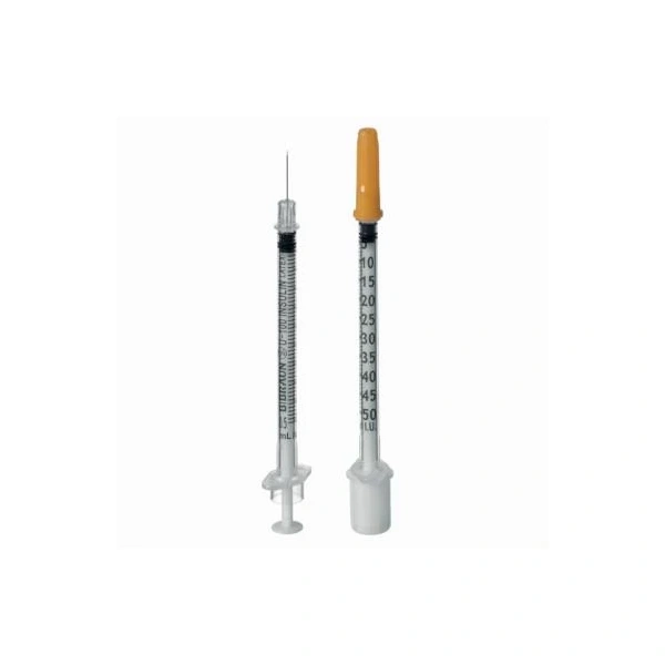 Omnican 40 Insulinspritzen 1 ml,U-40 100 x 1 Stück mit integrierter Kanüle 0,30 x 12 mm