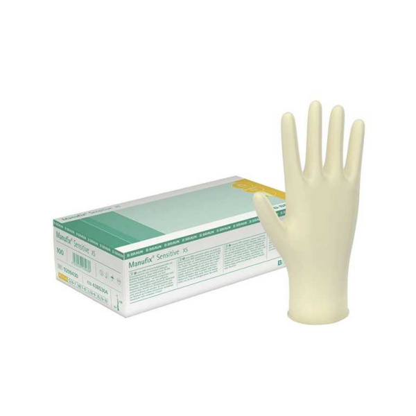 Manufix Sensitive U.-Handschuhe, puderfrei, Latex, extra klein