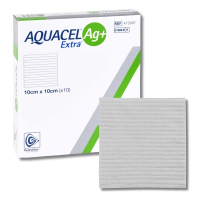 Aquacel Ag+ Extra Wundauflage 4x10cm 10 Stück
